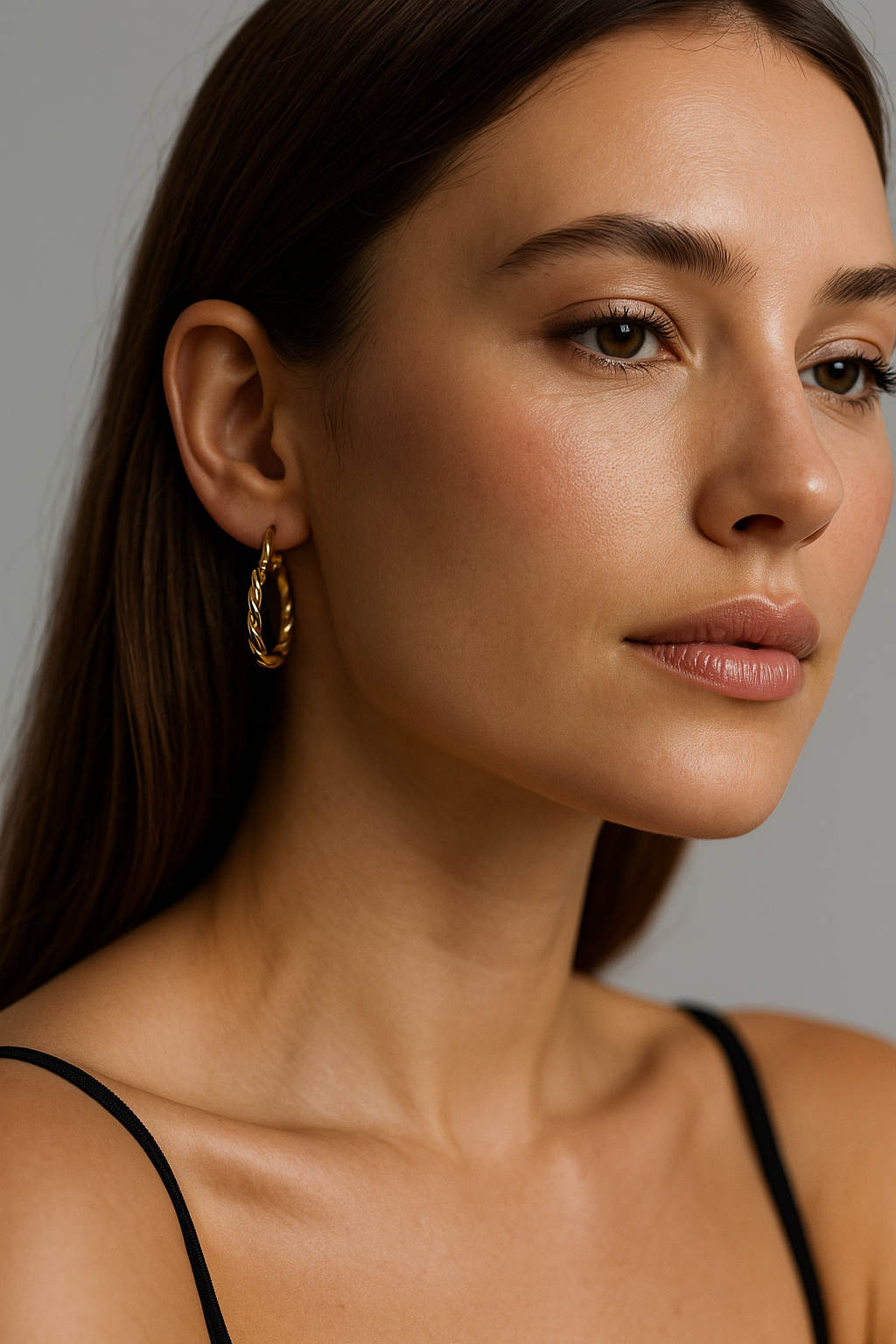 Cerchietti torchon in oro giallo