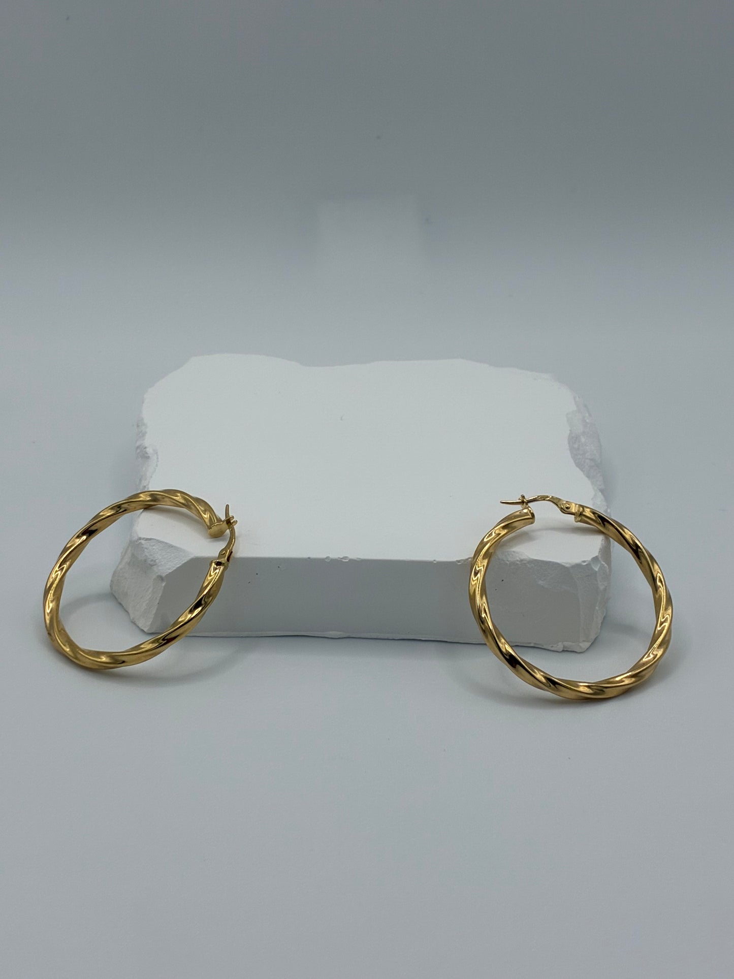 Cerchietti torchon in oro giallo